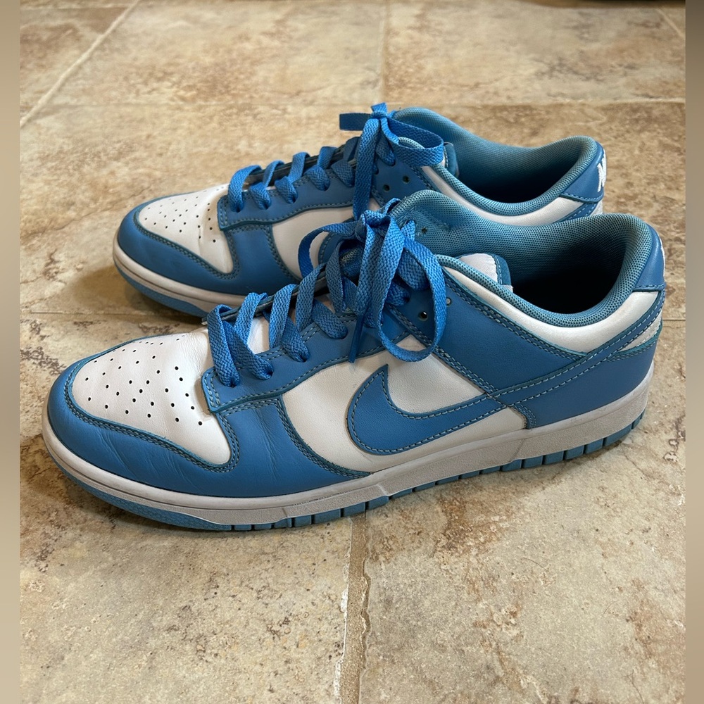 Nike Blue and White Sneakers